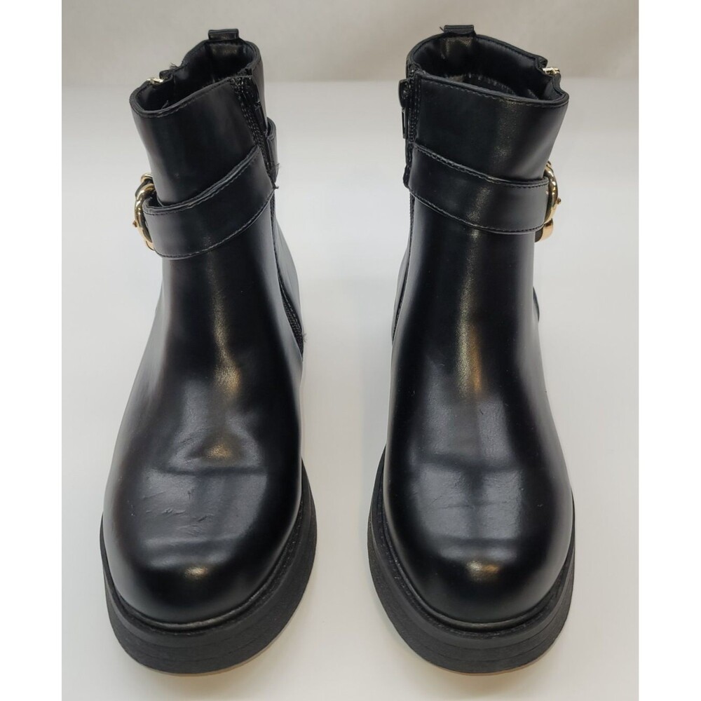 Girl's Boots Steve Madden Kids Locket Black Boots (Missing Locket Key) Size 5